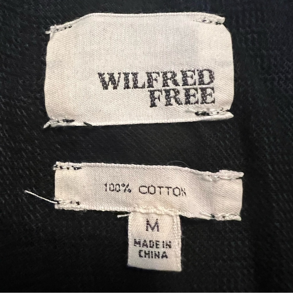 Wilfred Free Aritzia Veronica Plaid Flannel Shirt Dress Grunge Boho M - Picture 6 of 12